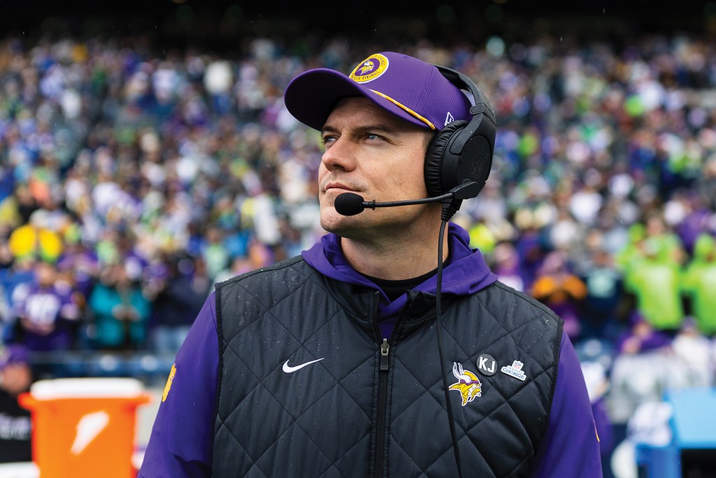 Kevin O'Connell with the Minnesota Vikings